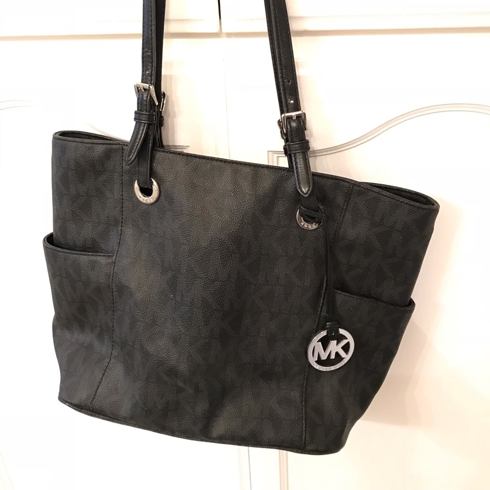 Michael Kors large laptop school bag black